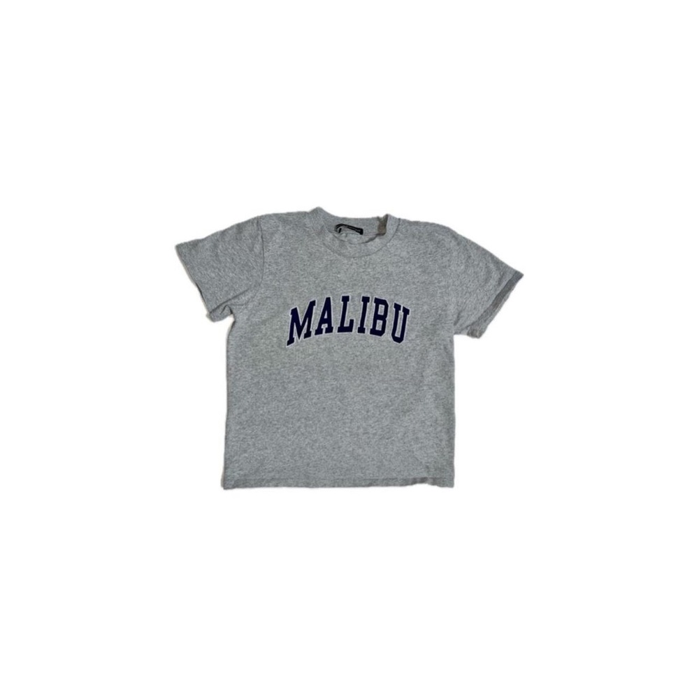 Malibu Embroidered Graphic Brandy Melville John Galt T-Shirt